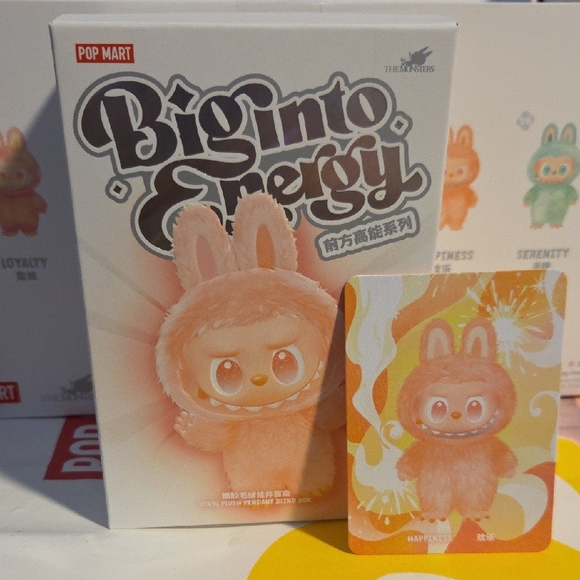 Labubu BIG INTO ENERGY- HAPPINESS